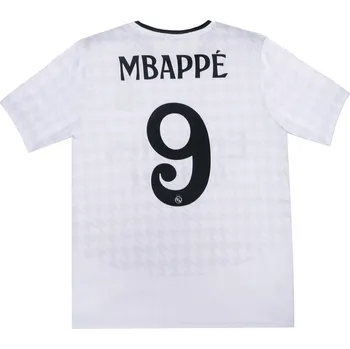 SportDres Bílý fotbalový dres Real Mbappé č. 9 Velikost: S