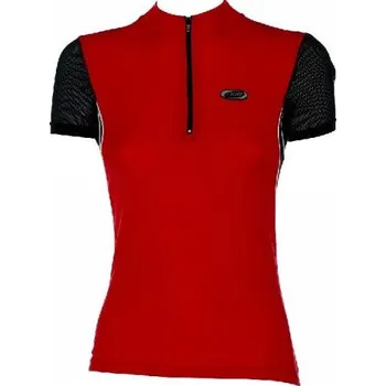 cyklistický dres Dres BBB BBW-56 LadyTech dámský červený XS