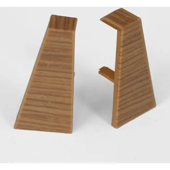 soklová lišta NOVÁK Koncovka L+P k soklové liště MDF 40x18 dub rustic, 1 pár M13-AMKO023