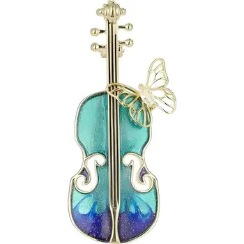 Brož Amparo Miranda® Brož Housle KR451, Barva Zelená