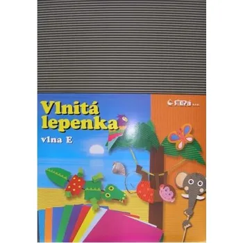 Karton STEPA Lepenka rovná - šedá, 34,5x24,5 cm (E-Welle)