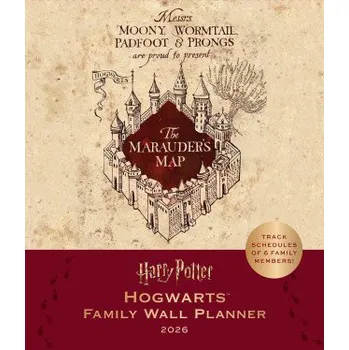 Kalendář 2026 Harry Potter: Hogwarts Family Wall Planner (Pevná)
