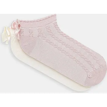 Dětská móda Dětské ponožky United Colors of Benetton 2-pack 6AO307049.G.seasonal béžová 01X, vel. 30/34