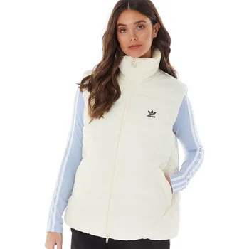 Dámská vesta ADIDAS ECRU PROŠÍVANÁ VESTA S LOGEM HZ4129 (40)