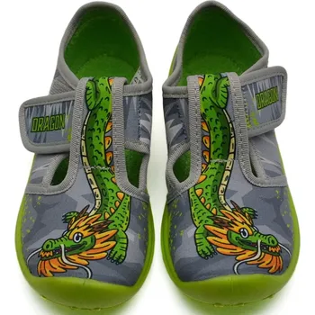 Chlapecké polobotky Dětské bačkory FISCHER 552346 464 drak Velikost: 30