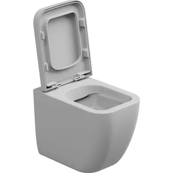 Klozet WC mísa stojící Brio, rimless, keramická, dvoubarevná, BRWC01BI000001FI