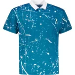 Pánské funkční triko s límečkem premium ALTISPORT VOJ/ALM034TR05 PETROLEJOVÁ 4XL