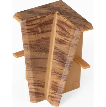 soklová lišta NOVÁK Vnitřní roh k soklové liště MDF 40x18 dub Livingstone tabákový, 1 ks M13-AMVR028
