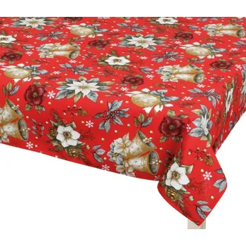 ubrus Bellatex Ubrus VÁNOCE Vánoce hvězda Červená,Šedá,Zelená, rozměr 70x70 cm