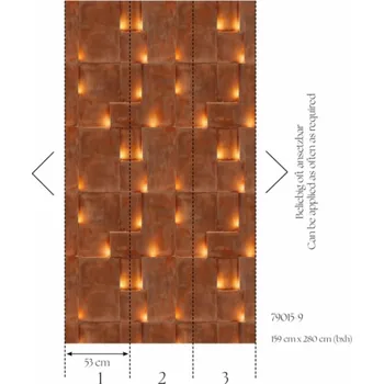 Tapeta Tapeta ASCreation Metropol.Stor. 790159, vinylová, hnědá