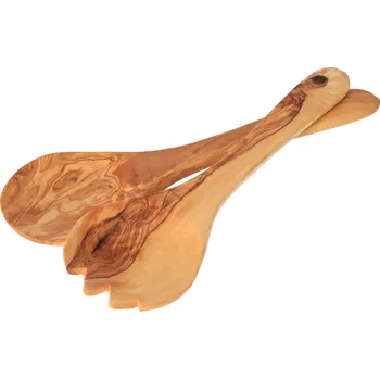 Příbor Salátový příbor z olivového dřeva