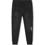 CHLAPECKÉ KALHOTY S KAPSAMI 2 v 1 - POHODLNÉ TEPLÁKY V DESIGNU RIFLÍ CK0936 Velikost: 152, Barva: Černá