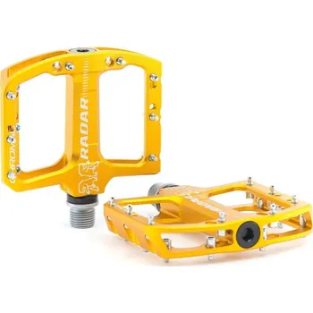 Pedál na kolo Pedály Chromag Radar dětské platformy pro 4-10 let zlatá