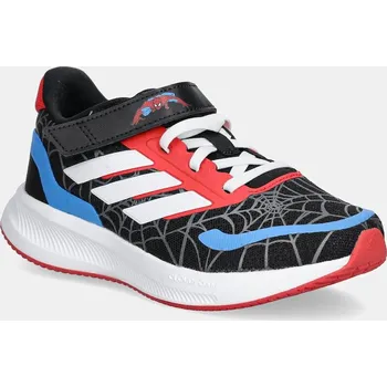 Chlapecké tenisky Dětské tenisky adidas RUNFALCON SPIDER-MAN černá barva, JR5660 99X, EUR 33.5