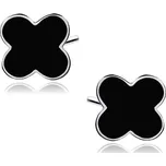 Stříbrné náušnice ČTYŘLÍSTEK Ag 925; ≤0,8 g.