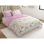 Bavlněné povlečení LUNETTA růžové Rozměr povlečení: 70 x 90 cm | 140 x 200 cm, 140x200 / 70x90 cm