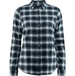 Fjällräven Övik Flannel Shirt Women Dark Navy modrá M