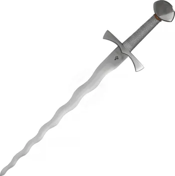 Replika zbraně Leier Landsknechtská dýka s plamennou čepelí Flambard