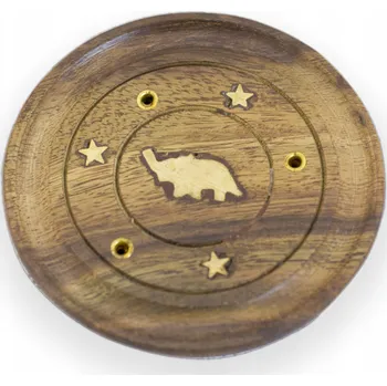 Čajovna Podložka pod vonné tyčinky Neofarma dřevěná 10 x 12 cm