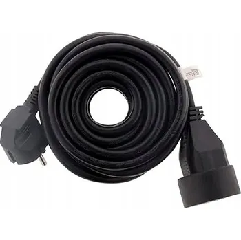 Napájecí kabel ZENITECH jednoduchý Prodlužovací Kabel 3 m 1 ks zásuvek černý
