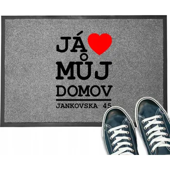 VSTUPNÍ ROHOŽKA 40X60 MONOCHROM | PERSONALIZOVANÁ S VAŠÍ ADRESOU - RŮZNÉ VZORY