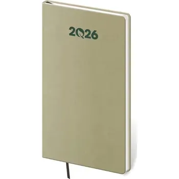 Diář Helma - Eco - týdenní diář Kiwi 2026, kapesní, 8 × 15 cm
