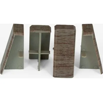 soklová lišta NOVÁK Spojka k soklové liště MDF 40x18 dub grand hnědý, 4 ks M13-AMSP031