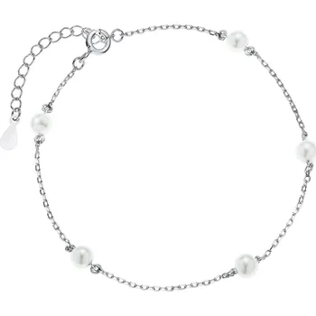 Náramek Stříbrný perlový náramek Ag 925; ≤0,9 g.