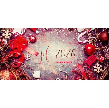 Vánoční dekorace Novoročenka 409 – Červená vánoční atmosféra