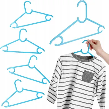 Ramínko Šatní ramínko plastový Rodeno modrý