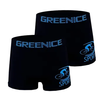 Bezešvé boxerky Greenice - Art:4888 ( 2 ks v balení ) Barva: Černá, Velikost: XL/2XL