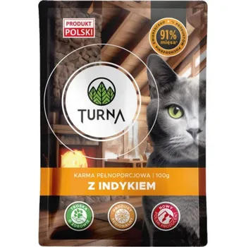 Krmivo pro kočku Mokré krmivo pro kočky Turna s krůta 100g Kapsička