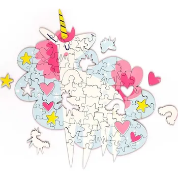 Puzzle Puzzle ze dřeva JEDNOROŽEC | PUCKATOR