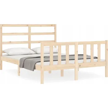 Postel Jednolůžková dřevěná postel 120x200 borovice