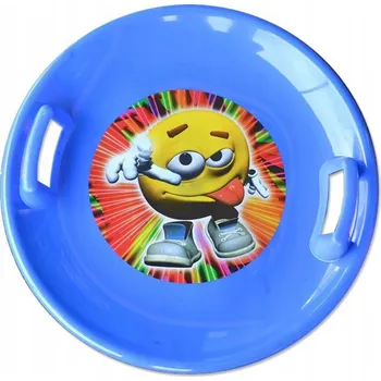 Stolování KLOUZACÍ TALÍŘ SJEZDOVÝ KLOUZÁK PLASTOVÝ PRO DĚTI KULATÝ MIX BAREV 1 Ks