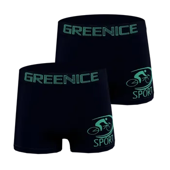 Boxerky Bezešvé boxerky Greenice - Art:4888 ( 2 ks v balení ) Barva: Tmavá šedá, Velikost: XL/2XL