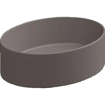 Umyvadlo Umyvadlo na desku Like Slim 45FS keramické, tortora matná, 45x34 cm, LKLAVFSB45029