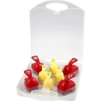 Děrovačka Creative Raznice na papír sada 8 ks - RŮZNÉ MOTIVY 1,5 cm + 2,3 cm