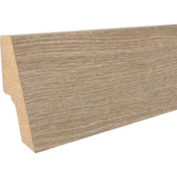 soklová lišta NOVÁK Podlahová - soklová lišta 40x18 MDF fólie dub butterscotch, 2,7m AAK M021/13