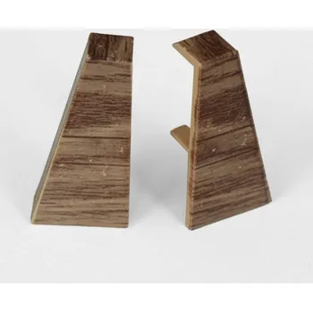 soklová lišta NOVÁK Koncovka L+P k soklové liště MDF 40x18 dub Camelback, 1 pár M13-AMKO027