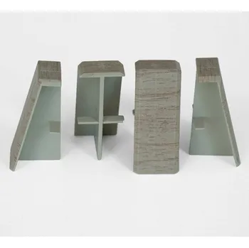 soklová lišta NOVÁK Spojka k soklové liště MDF 40x18 dub Belfort stříbrný, 4 ks M13-AMSP011