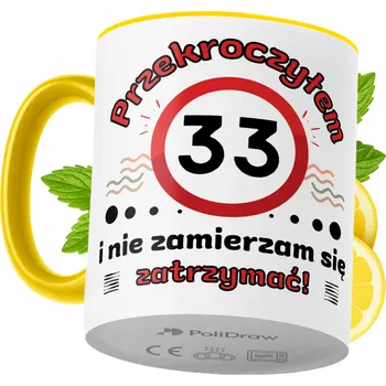 Hrnek Polidraw Hrnek Polidraw Narozeniny33 keramika 330 ml