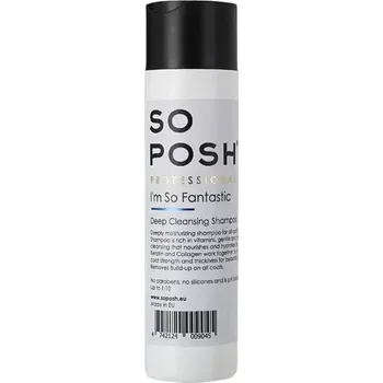 Kosmetika pro psa SO POSH Hluboce čistící šampon Fantastic 250ml (Šampon vhodný pro štěňata i dospělé psy. Pro jorky, pudly, zlaté retrívry, napříč všemi plemeny, která potřebují zlepšit kvalitu srsti. Následovat by měl kondicionér. )