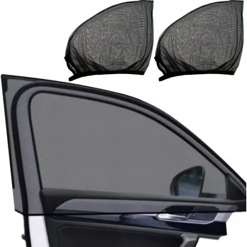 Stínítko do auta MOSKYTIÉRA SLUNEČNÍ CLONA DO AUTA NA OKNO DVEŘÍ 2 KS