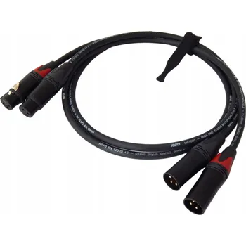 Audio kabel Mikrofonní kabel Electric Sound 2x XLR Neutrik Klotz MC5000 5 m