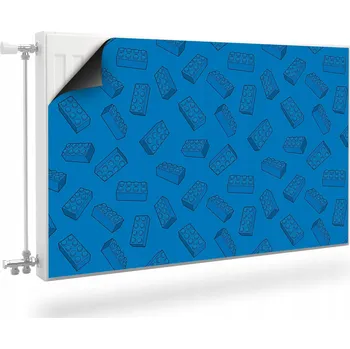 Obraz Magnetická krycí deska na radiátor 100 x 60 cm, modrá