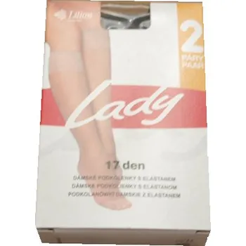 Dámské ponožky xcena Dámské stretchové podkolenky 17 DEN černé