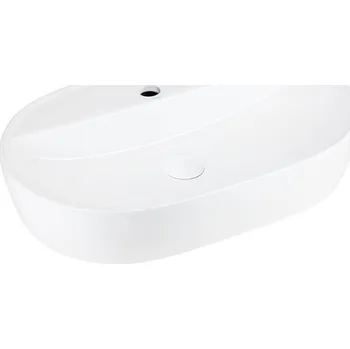 Umyvadlo Umyvadlo na desku oválné Corsan OLVENA 60 cm bílé