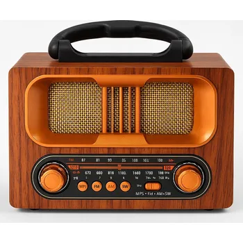 IP kamera Retro rádio s Bluetooth, AUX a napájením DC 5V – styl a funkčnost