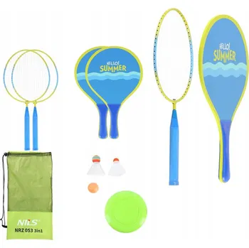 Míček, obal, raketa Nils NRZ053